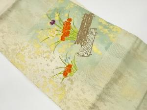 リサイクル　八ツ橋模様織出し名古屋帯